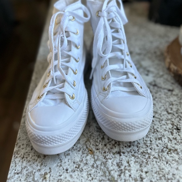 White Platform Converse - Picture 9 of 9